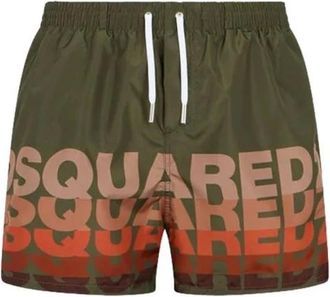 Dsquared2 Beachwear - Heren - Strandmode - Groen - S - Badmode