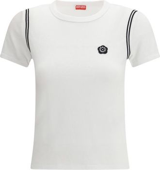 Kenzo White Logo Crew Neck T-Shirt