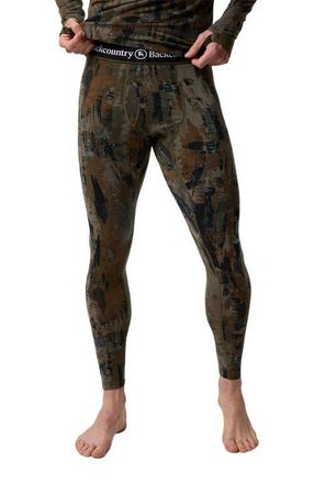Backcountry Cedars Rws Merino Lt-Wt Baselayer Bottom - Mens in Camo Pendula Print at Nordstrom, Size Xx-Large