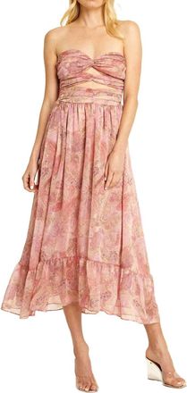 Misa Arianne Dress In Muted Paisley