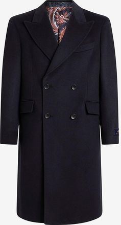 Etro Zweireihiger Mantel aus Kaschmir Roma Fit