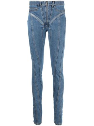 MUGLER Skinny jeans - Blauw