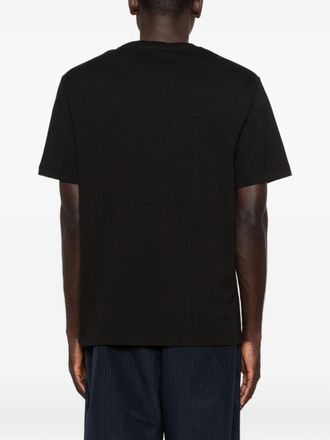 Kenzo Logo-Embroidered T-Shirt - Black
