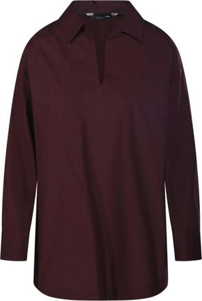 Max Mara Overhemden, Dames, Bruin, XL, Cristel Shirt