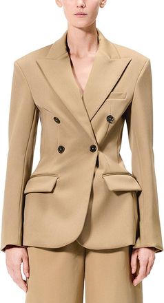Adam Lippes Luca Wool-Blend Jacket