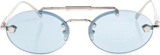 Versace Ve 2295 Zonnebril - Dames - Zonnebrillen - Grijs - 56 MM - Accessoires