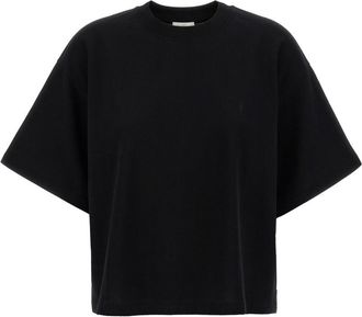 Saint Laurent Black Cassandra T-shirt