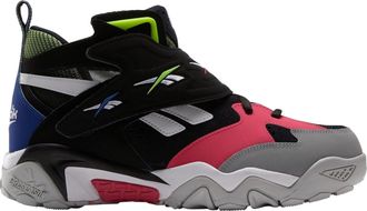 Reebok Mens Preseason 94 Mid Top Sneakers in Black/Boldpink - Size UK 8.5