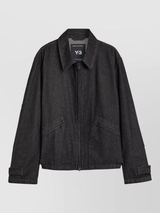 Yohji Yamamoto cotton relaxed-fit denim jacket
