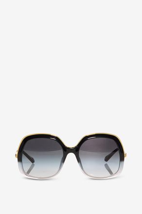 Chlo&eacute; Eckige Acetat-Sonnenbrille