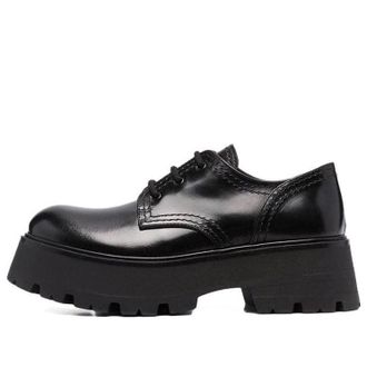 Alexander McQueen (WMNS) Alexander McQueen Wander Lace-Up Loafers Black 700079WIC611000