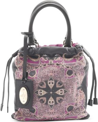 Etro Borsa a mano con stampa paisley anni 2010 - Nero