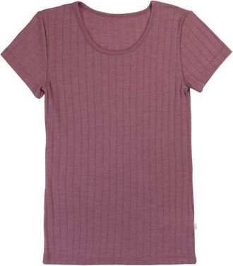 Joha Blouse Short Sleeves Merinounterw&auml;sche f&uuml;r Damen | lila
