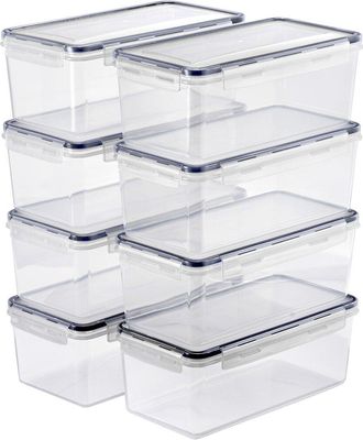 Sorbus Set Of 8 Large Food Storage Containers