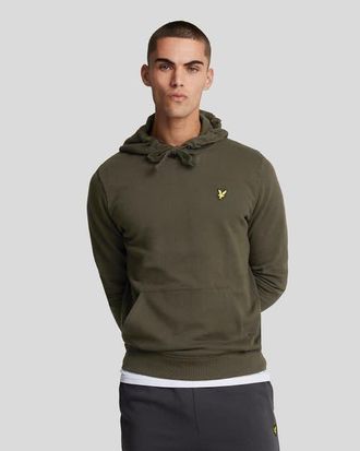Lyle & Scott Long Sleeve Pull Over Hoodie in Olive at Nordstrom, Size Xx-Large