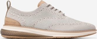 Cole Haan Mens &Oslash;riginal Grand Energyweave Stitchlite Wingtip Oxford Shoes - Grey Size 10.5
