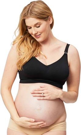 Cake Maternity Popping Candy Fuller Bust Wire-free Nursing Bra in Black at Nordstrom, Size Xxx-Large