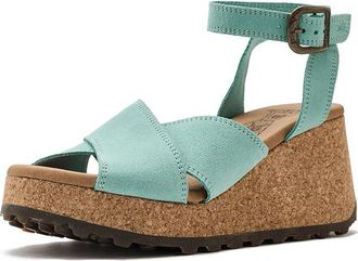 FLY London Dony440fly Womens Sandals Mint : EU 41 (US Womens 10-10.5) M, Suede