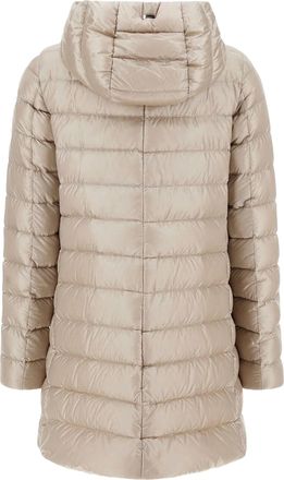 Herno Womens Down Jacket A-Shape Chantilly