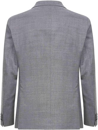 Tagliatore Mens Blazer Montecarlo Silver Grey Virgin Wool Jacket