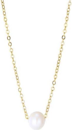 Adornia Freshwater Pearl Pendant Necklace in Gold/White at Nordstrom Rack