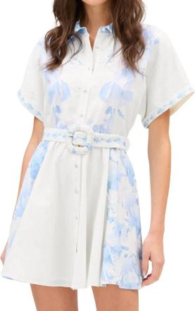 Allison Finley Dress In Iris Watercolor