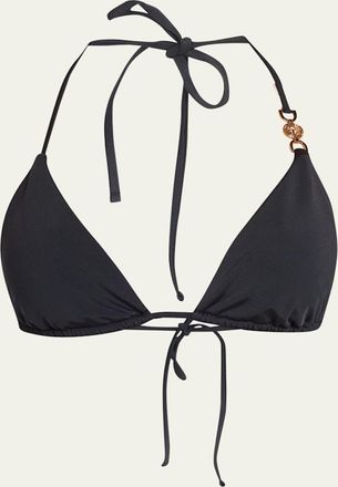 Versace Meduse Tri-Slider Bikini Top