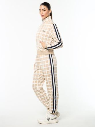 Sergio Tacchini Womens Damarindo Check Track Jacket in Humus at Nordstrom, Size X-Small