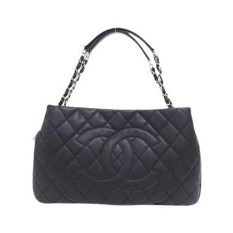 Chanel Pre-owned Caviar Skin Schoudertas - Dames - Pre-owned - Zwart - Maat: ONE Size Leer