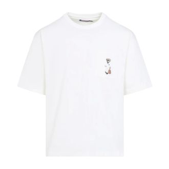 Ralph Lauren T-Shirts, male, White, Size: XL Pocket Bear-detail T-shirt