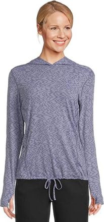 Mountain Hardwear Crater Laketm Long Sleeve Hoody Womens Sweatshirt Avid Peaks Print : XS, Jersey/Polyester/Elastane