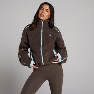 MyProtein Chaqueta con cremallera y forro polar MP para mujer - Chocolate - S