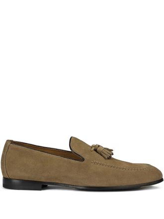 Doucal's suede loafers - Green