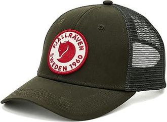 Fj&auml;llr&auml;ven 1961 Logo Langtradarkeps Caps Deep Forest : SM/MD, Polyester/Mesh/Cotton