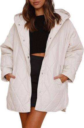 Generic fleece jacket women full zip plus size Winter Jackets for Women UK Retro Solid Color Long Sleeve Padded Coats With Pockets Casual Hooded Oversized Qui