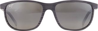 Maui Jim Lele Kawa Neutral Grey Rectangular Unisex Sunglasses 811-11D 58