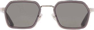 Gucci Grey Geometric Mens Sunglasses GG2074S 001 51