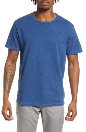 HIROSHI KATO The Stamp Dark Indigo Crewneck T-Shirt at Nordstrom, Size Xx-Large