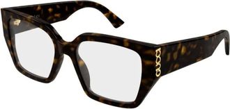 Gucci Glasses, female, Brown, Size: 53 MM Optical Frame