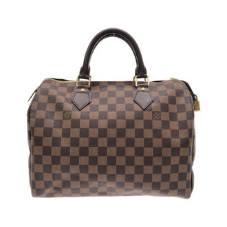 Louis Vuitton Ebene Coated Canvas Boston Bag (Pre-Owned)