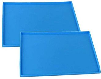 OEM Molde De Silicona De 2 Piezas Para Rollos De Pastel, Tapete Multiusos Para Hornear, Molde Para Rollo Suizo, Flexible, Azul, 10 Y 12 Pulgadas