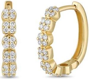 Bony Levy Maya 18K Yellow Gold Diamond Hoop Earrings at Nordstrom Rack