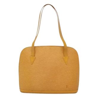 Louis Vuitton Pre-owned Shoulder Bags, female, Yellow, Size: ONE SIZE Pre-owned Lussac Handbag