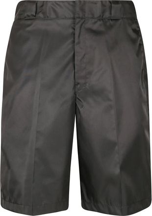 Prada Korte Broeken, Heren, Zwart, S, Casual Shorts