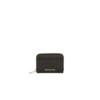 Michael Kors Jet Set Travel Medium Saffiano Leren Portemonnee - Dames - Accessoires - Zwart - Maat: ONE Size Leer