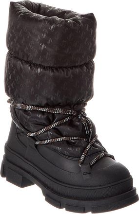 Jimmy Choo London Yeda Puffy Nylon & Leather Boot