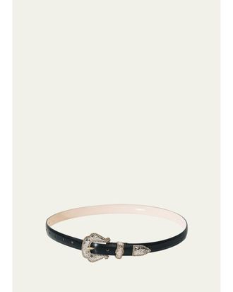 D&eacute;hanche Santo Mixed Metal Leather Belt