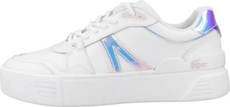Lacoste L002 EVO Leren Sneakers - Dames - Sneakers - Wit - 40 EU - Leer - Schoenen