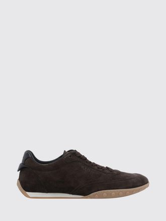 Tod's Suede Calfskin Low-Top Sneakers with Gommini Sole