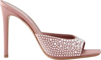 PARIS TEXAS Holly Sandal - Dames - Muiltjes - Roze - 37 EU - Satijn - Schoenen
